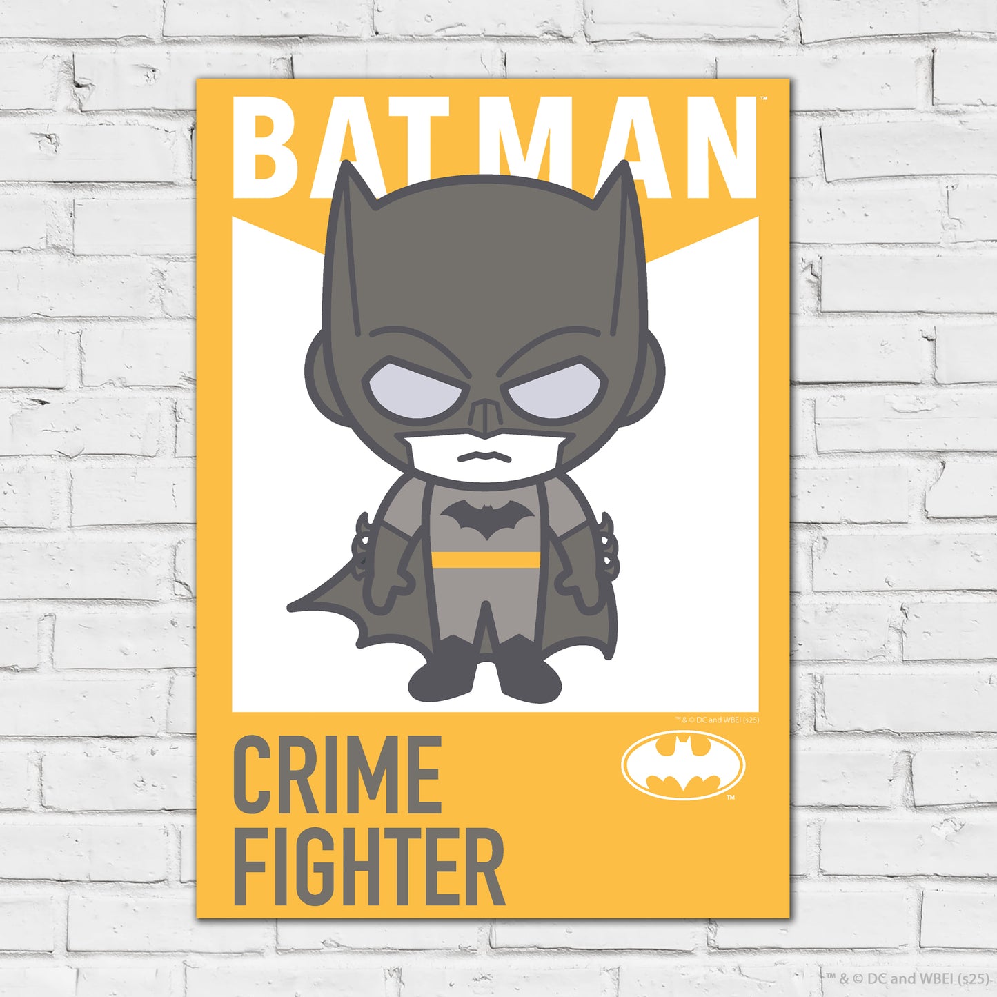 Batman Print – Crime Fighter Poster DC Superhero Art