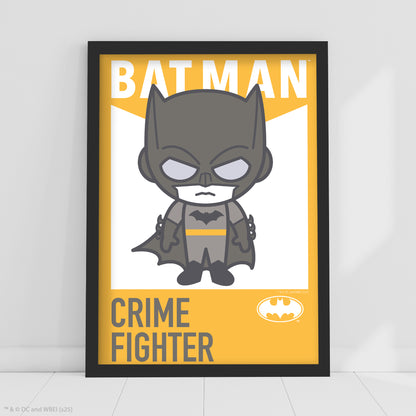Batman Print – Crime Fighter Poster DC Superhero Art