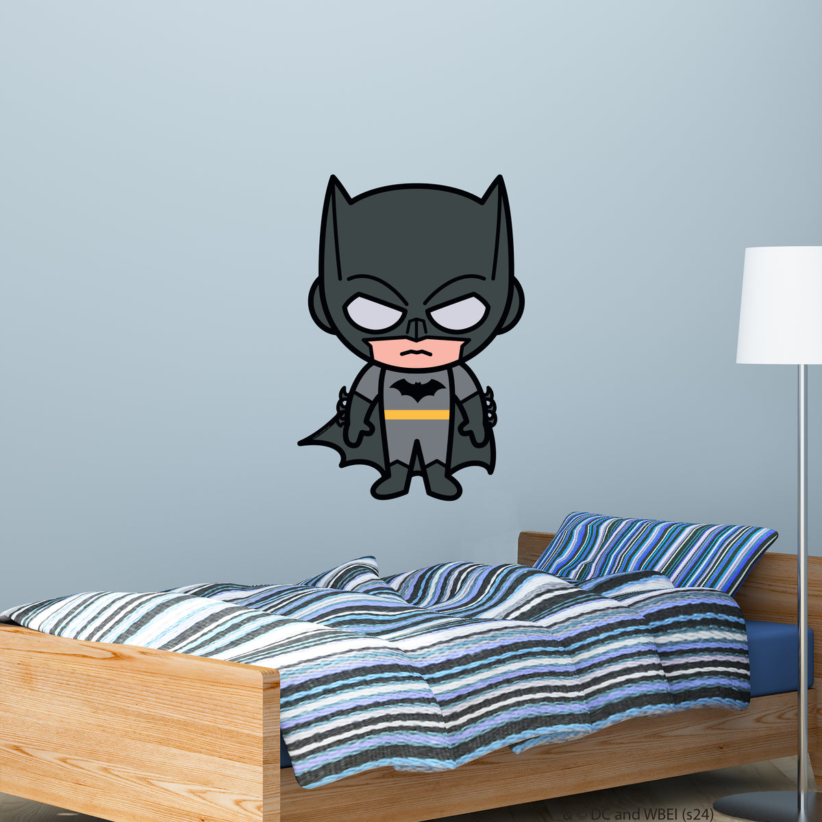 Batman™ Wall Sticker - Cutesy Character Icon Wall Decal DC Superhero A ...