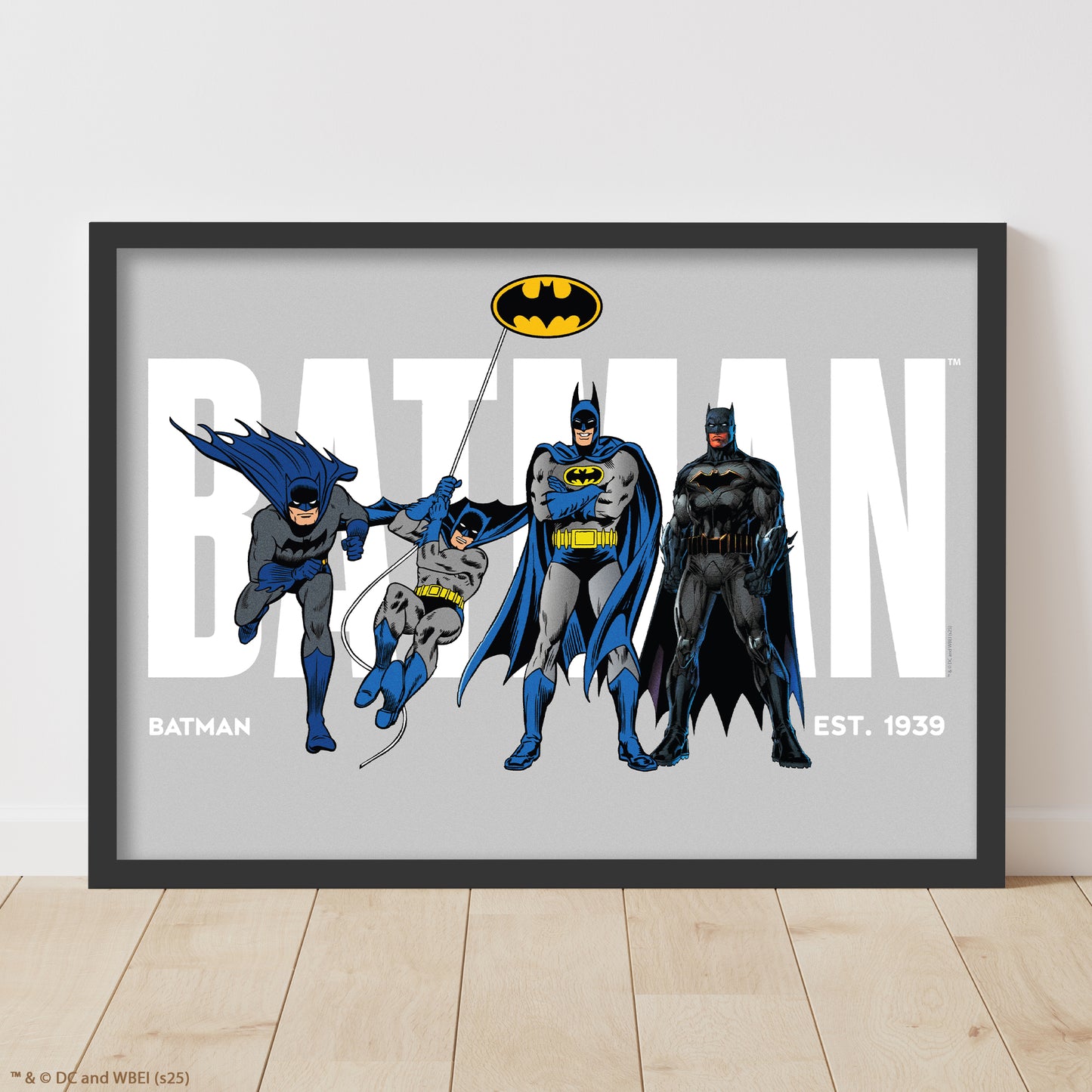 Batman Print – Group EST. 1939 Poster DC Superhero Art