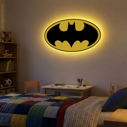 Batman Logo LED Backlit Wallpop