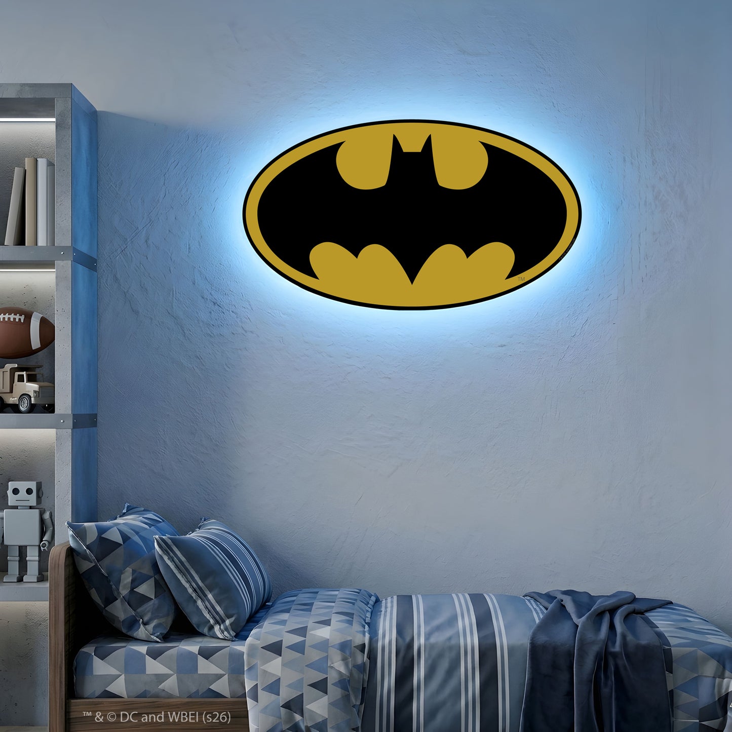 Batman Logo LED Backlit Wallpop