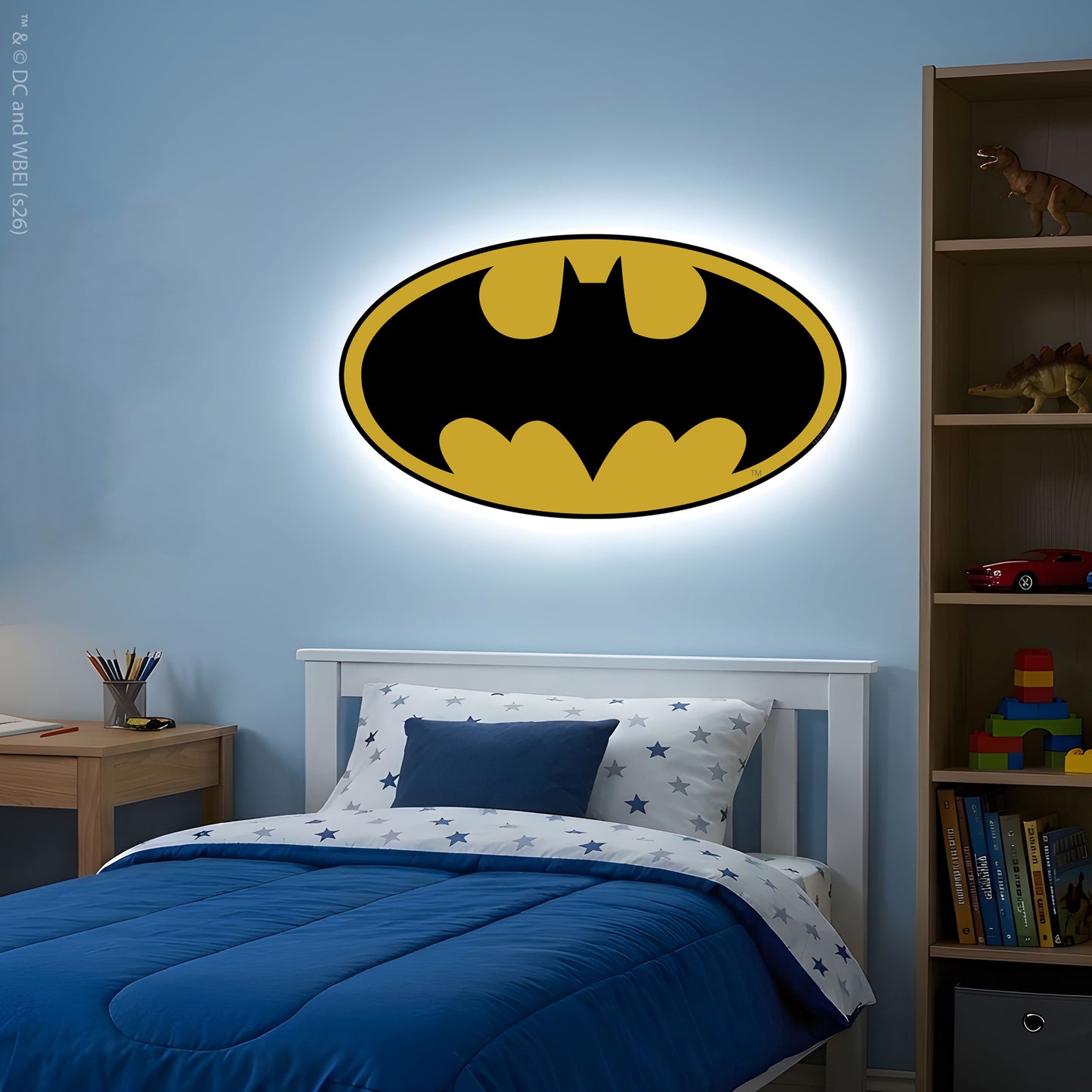 Batman Logo LED Backlit Wallpop