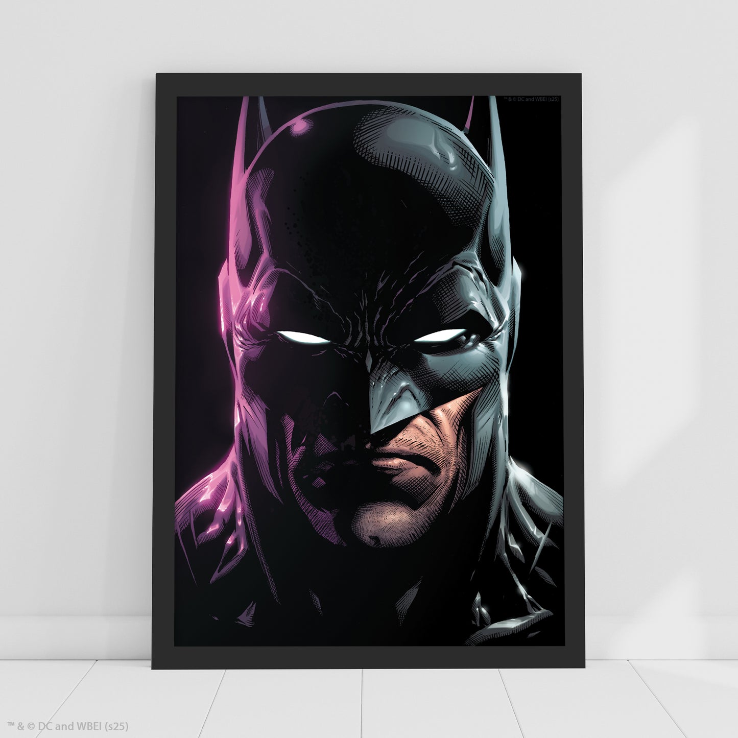 Batman Print – Batman Purple Glow Poster DC Superhero Art