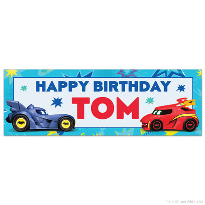 Batwheels™  Birthday - Bam And Redbird Personalised Name Banner Wall Sticker