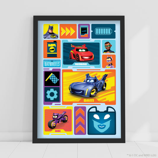 Batwheels™  Print - Character Collage Poster Wall Art
