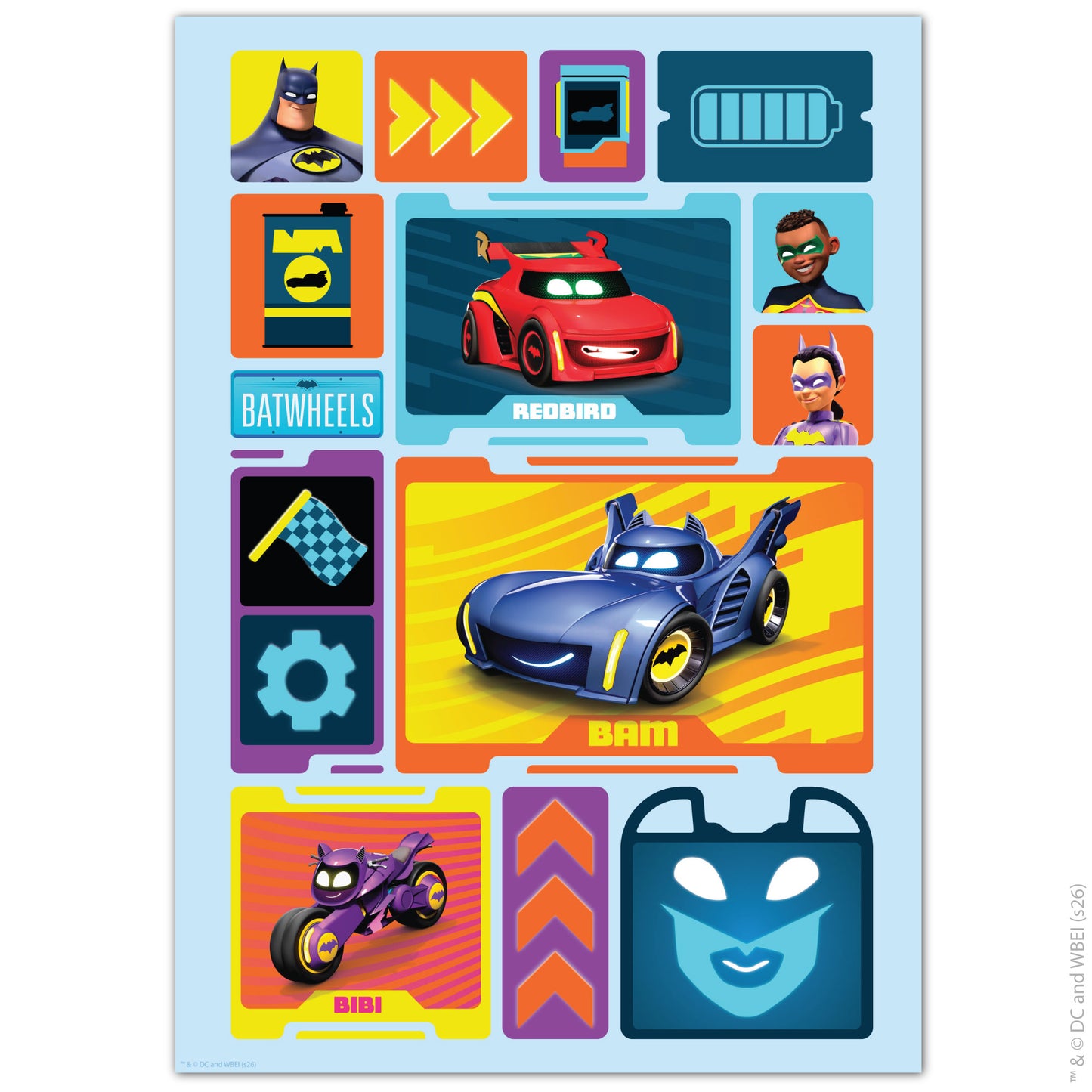 Batwheels™  Print - Character Collage Poster Wall Art