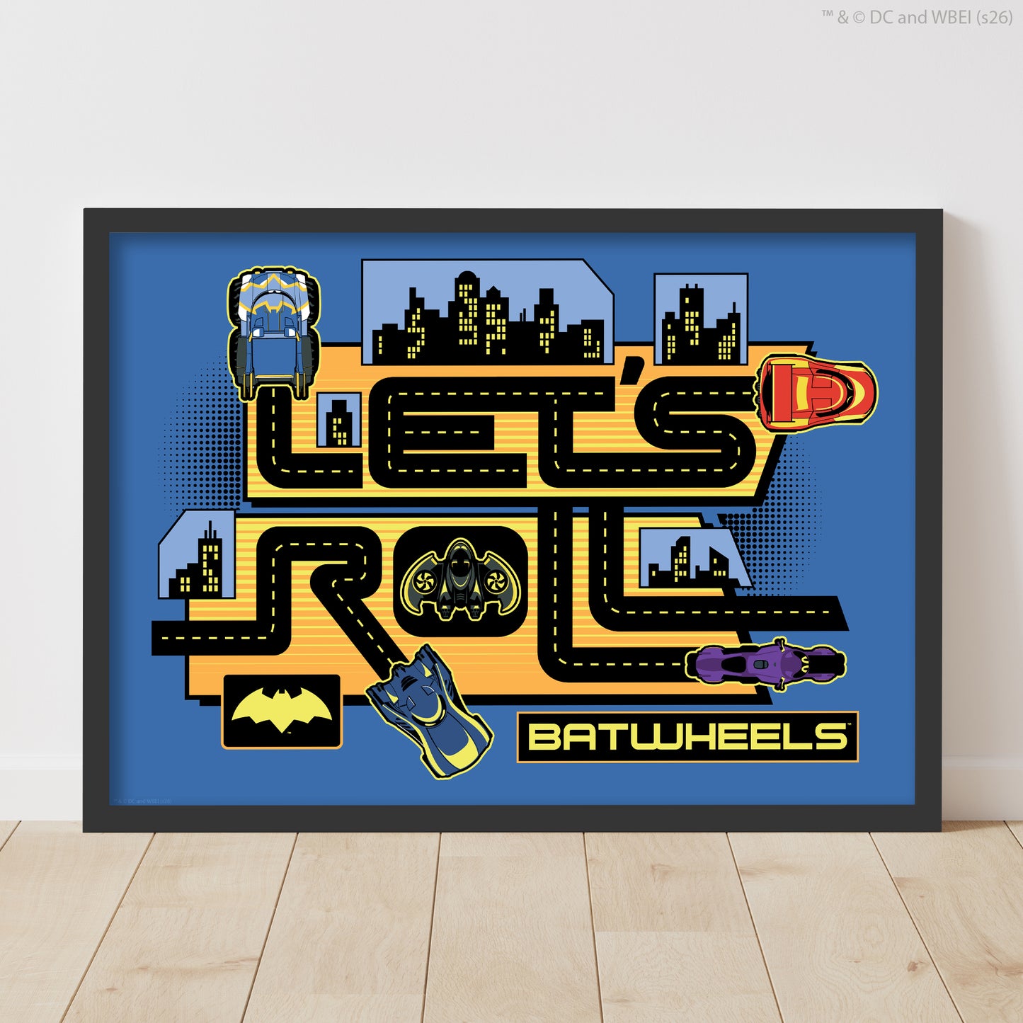 Batwheels™ Print - Lets Roll Racetrack Poster Wall Art