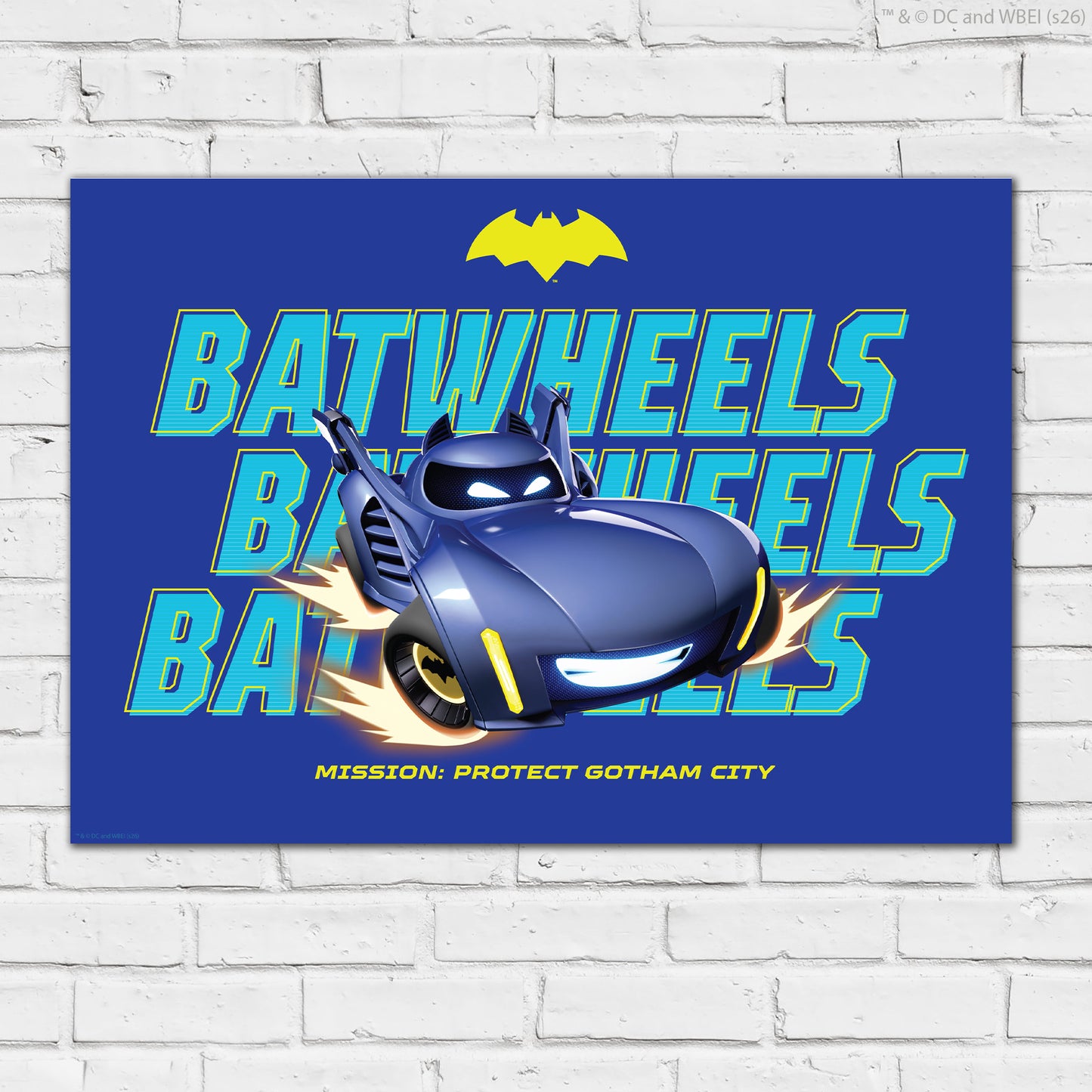 Batwheels™ Print - Mission Protect Gotham City Poster Wall Art
