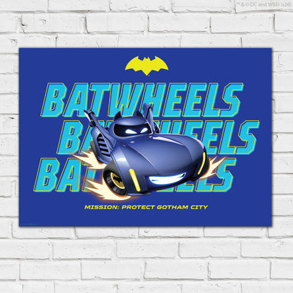 Batwheels™ Print - Mission Protect Gotham City Poster Wall Art