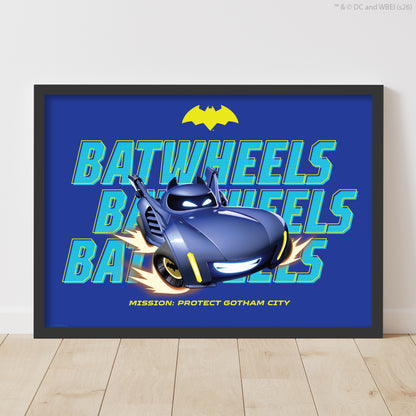 Batwheels™ Print - Mission Protect Gotham City Poster Wall Art