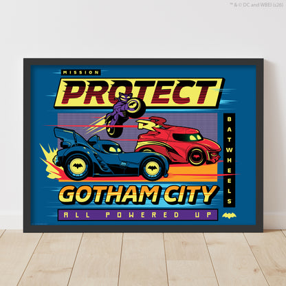 Batwheels™ Print - All Powered Up Poster Wall Art
