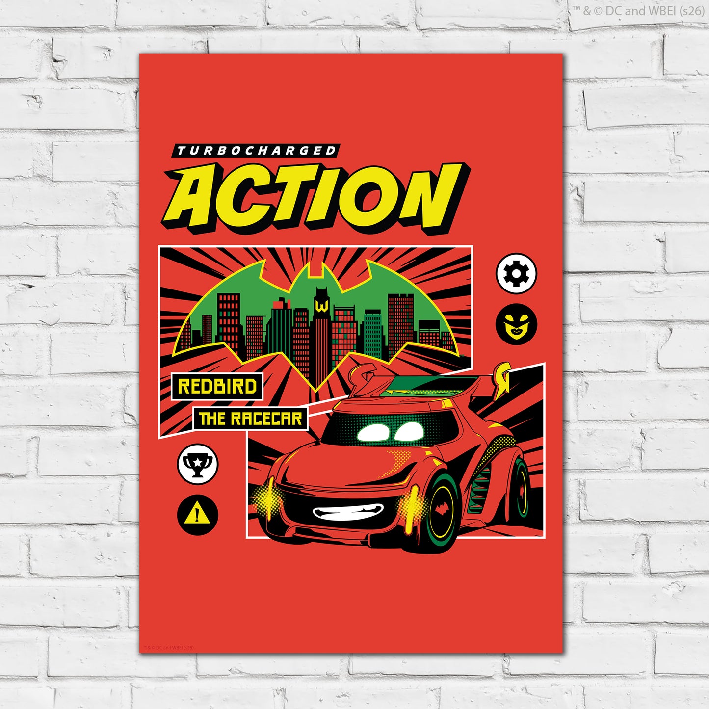 Batwheels™ Print - Redbird Active Poster Wall Art