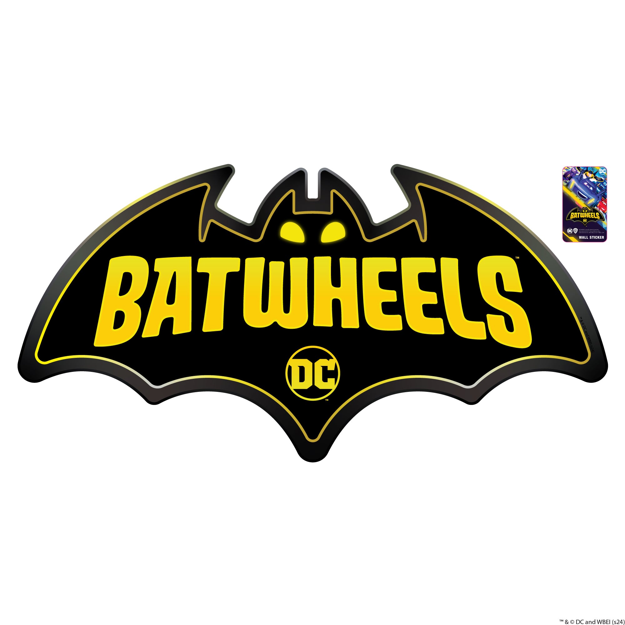 Batwhelles Batwheels™ Wall Sticker - Batwheels Logo Decal DC Superhero Art – www ...