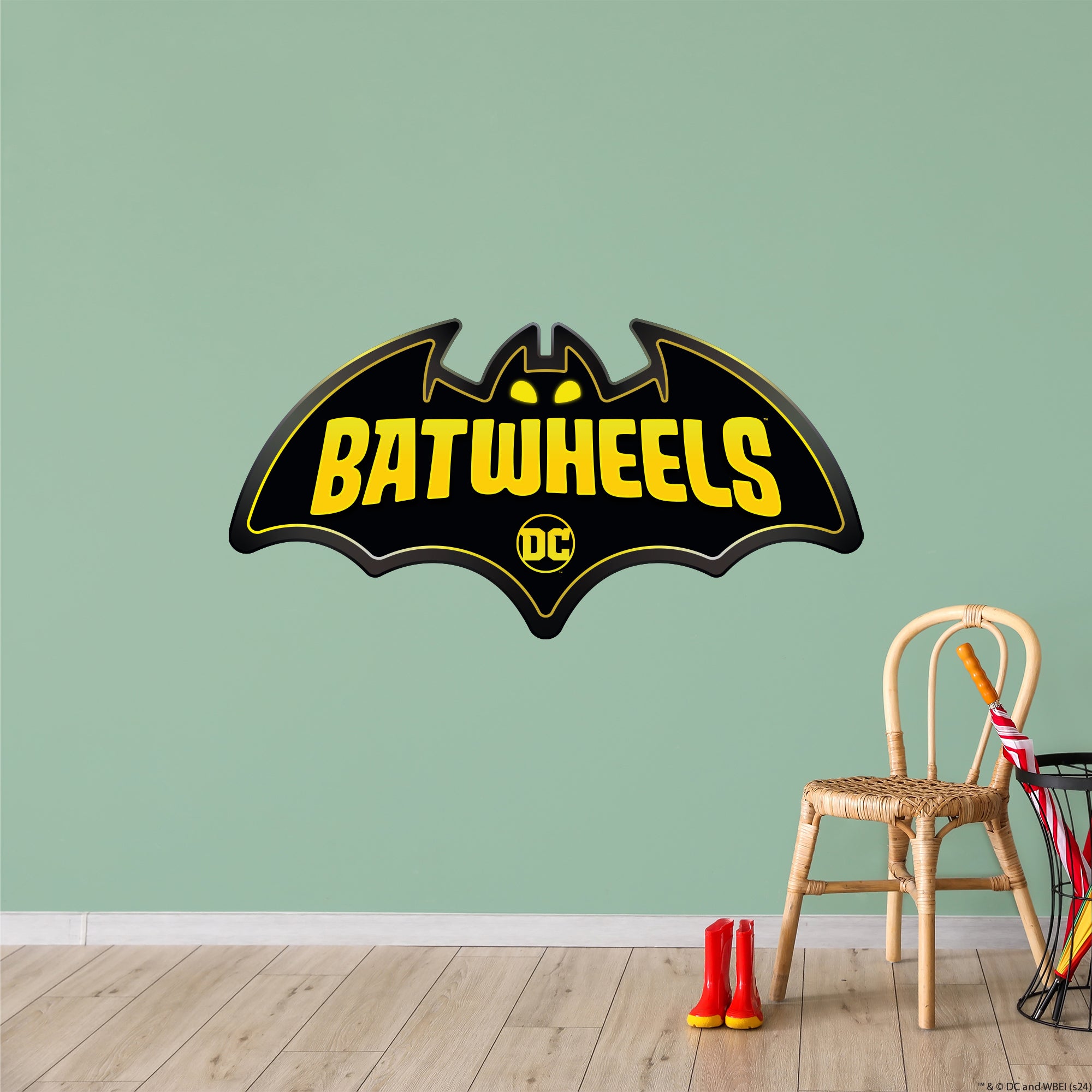 Batwhelles Batwheels™ Wall Sticker - Batwheels Logo Decal DC Superhero Art – www ...