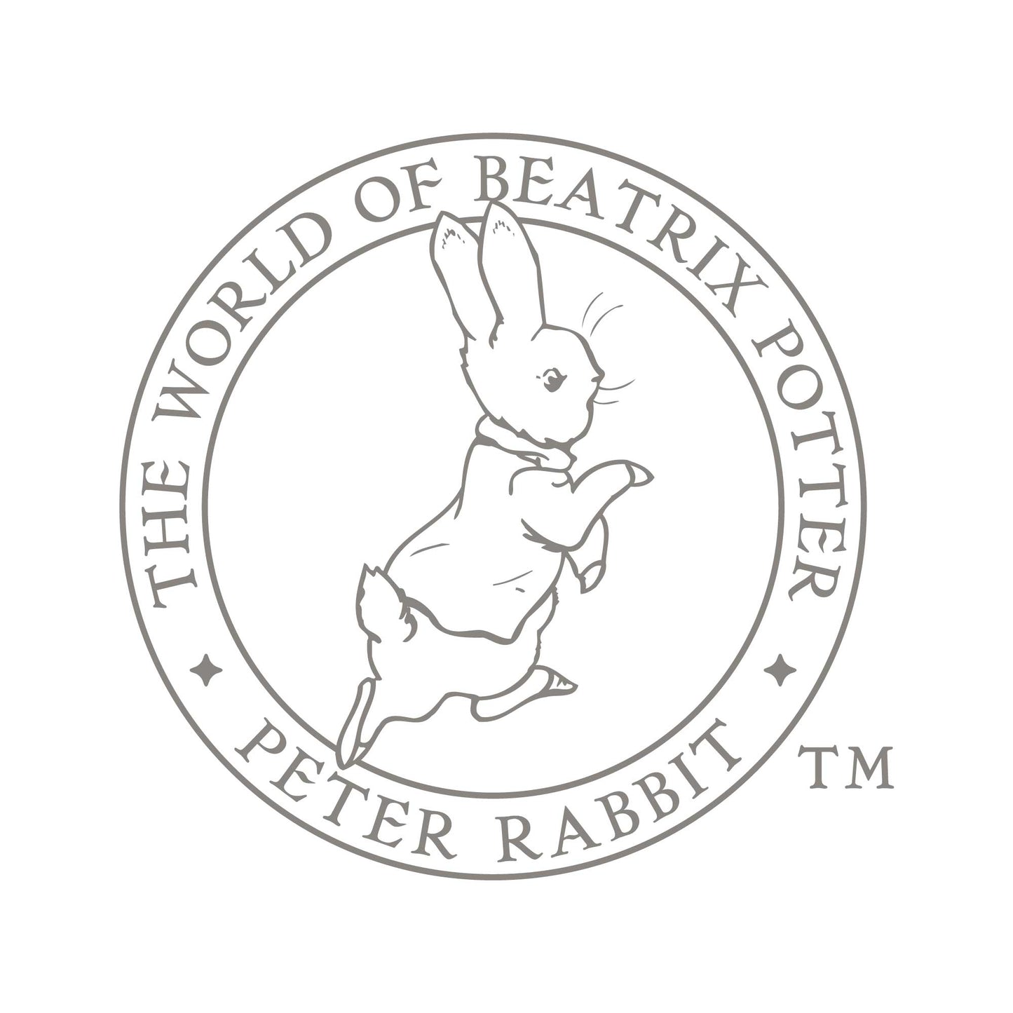 Peter Rabbit Wall Sticker - Peter Rabbit Sitting on Stack of Books Decal Wall Art