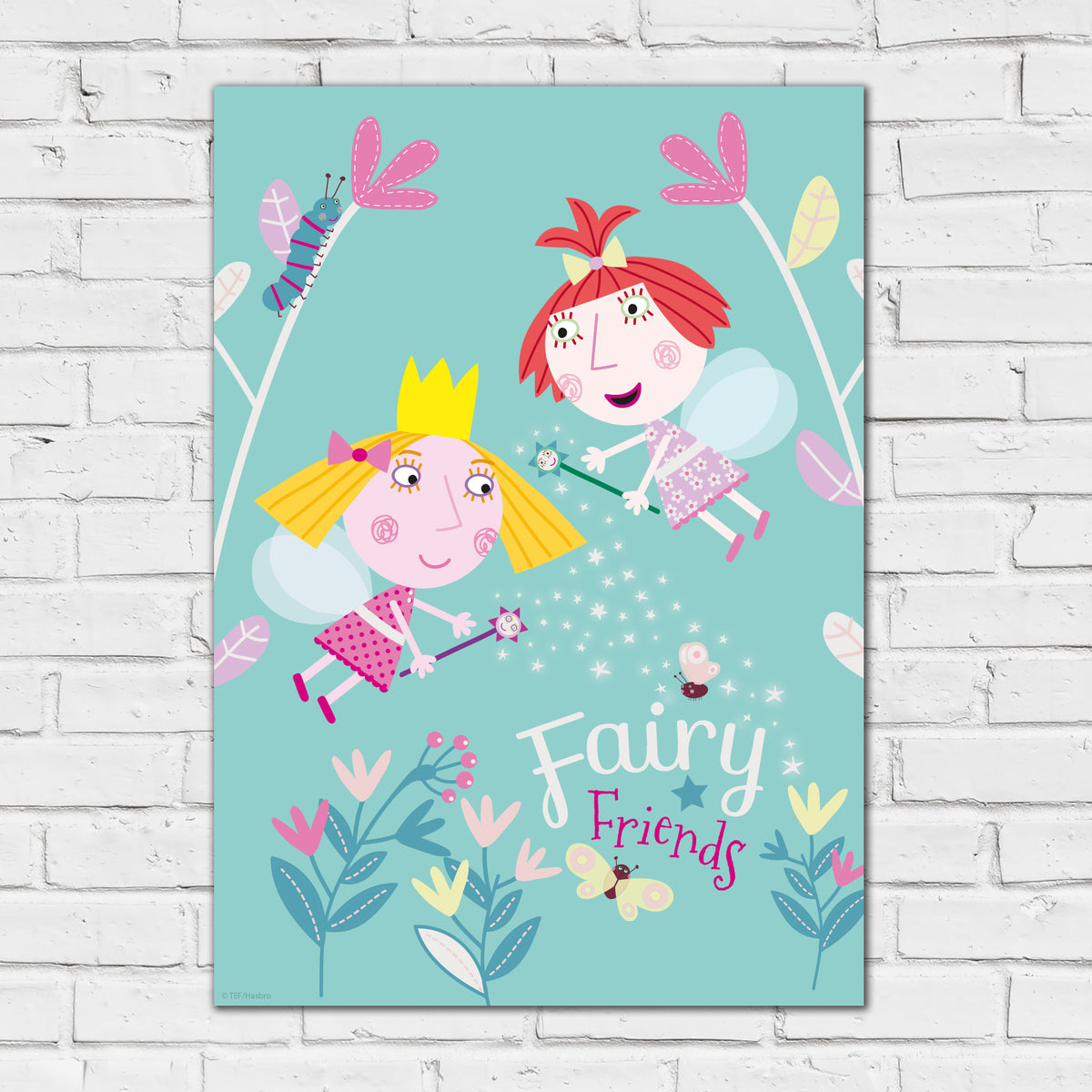 Ben And Holly Print - Fairy Friends Poster Wall Art