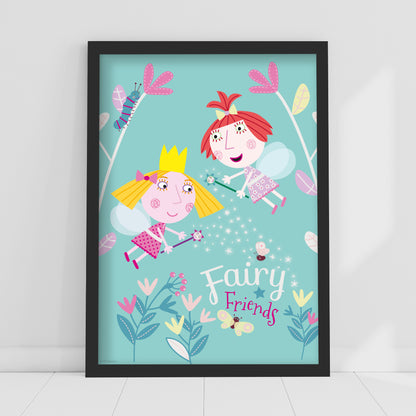 Ben And Holly Print - Fairy Friends Poster Wall Art