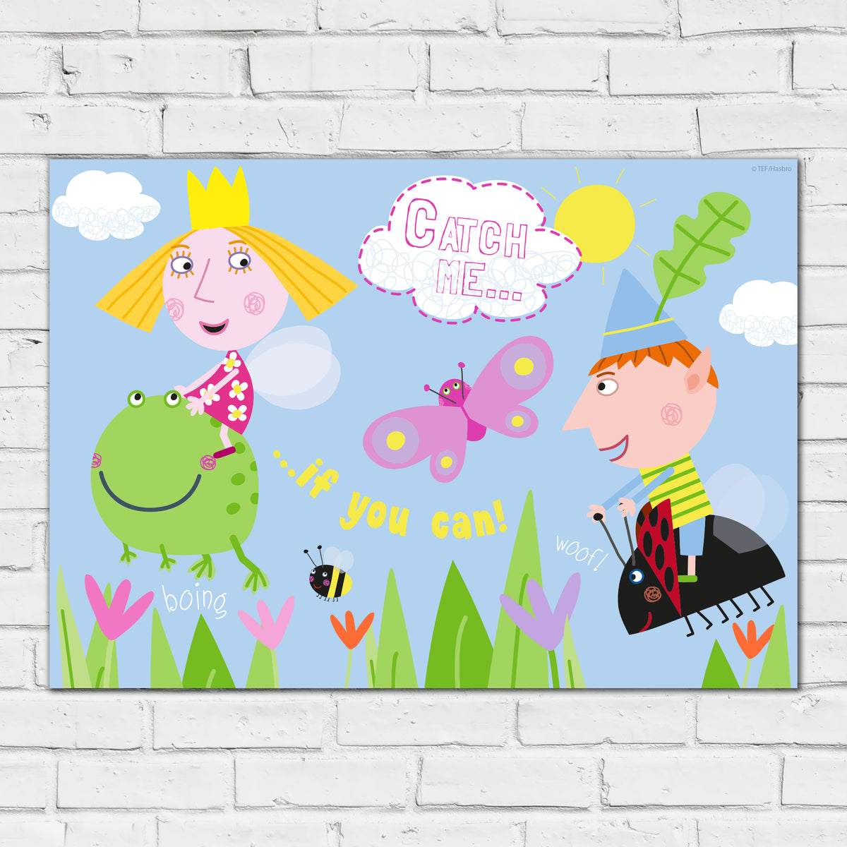 Ben And Holly Print - Catch Me If You Can Poster Wall Art