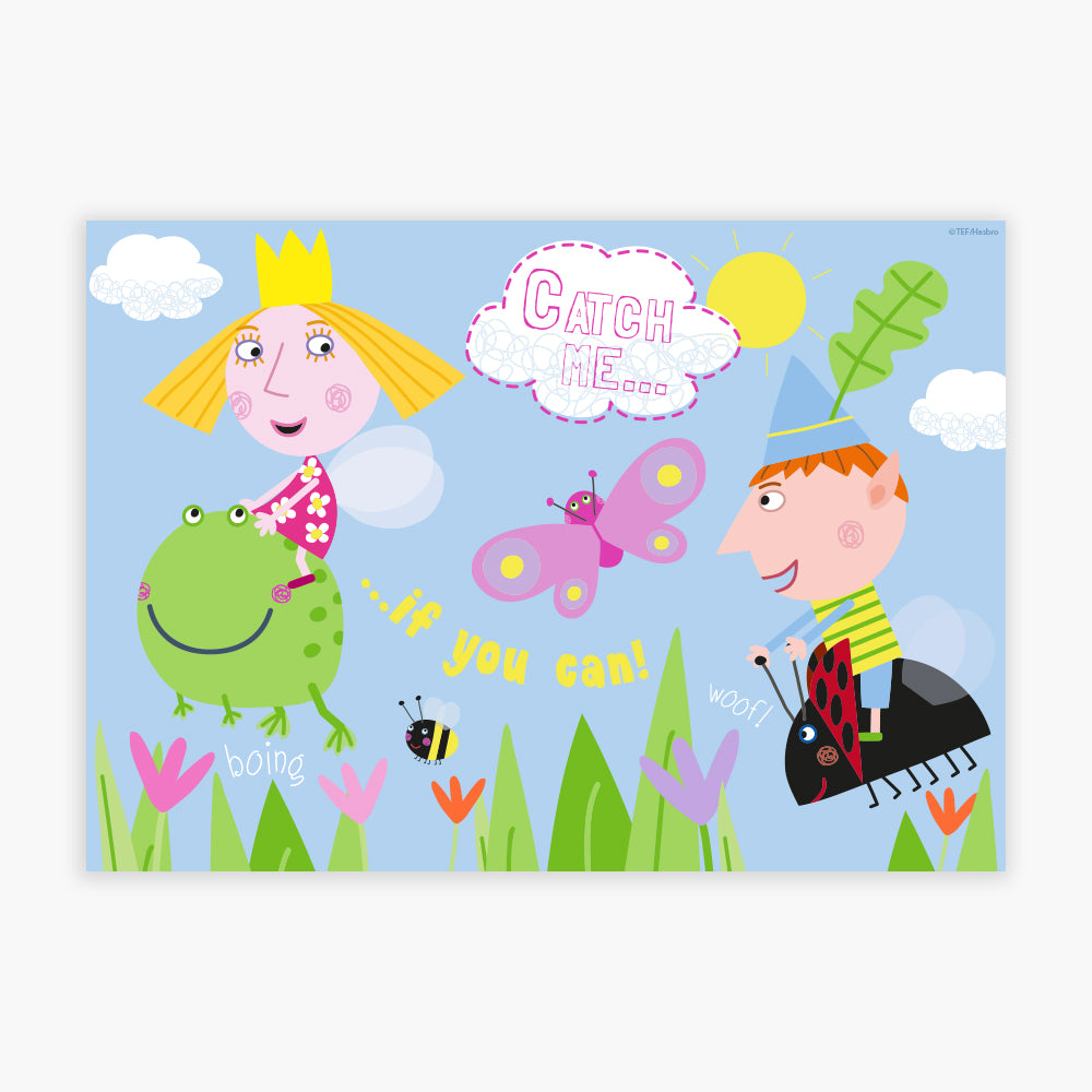 Ben And Holly Print - Catch Me If You Can Poster Wall Art