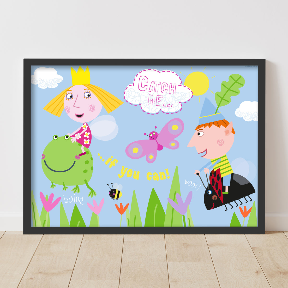 Ben And Holly Print - Catch Me If You Can Poster Wall Art