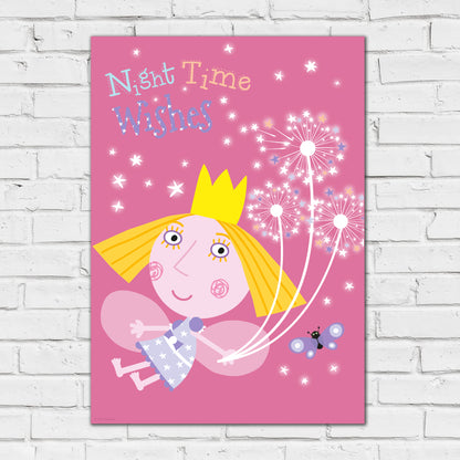 Ben And Holly Print - Holly Night Time Wishes Poster Wall Art