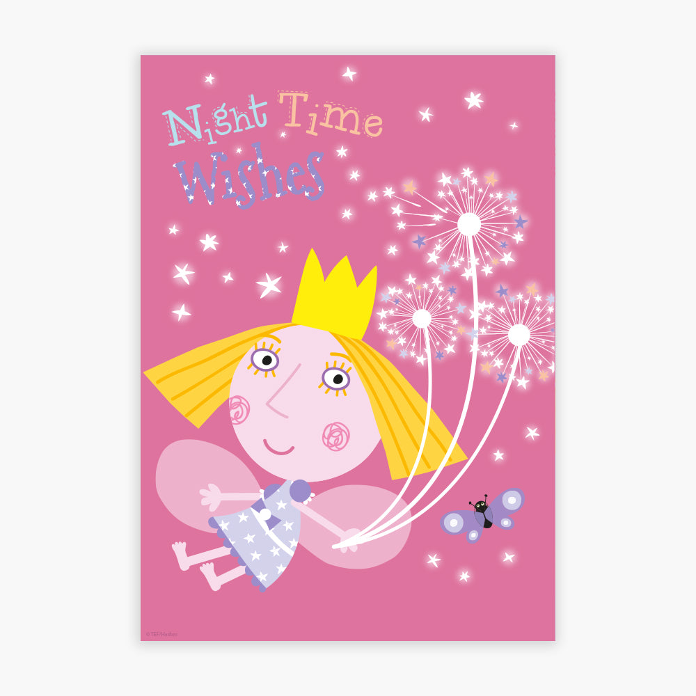 Ben And Holly Print - Holly Night Time Wishes Poster Wall Art