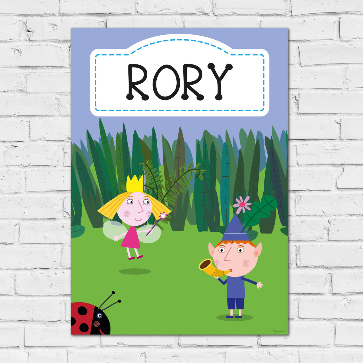 Ben And Holly Print -  Personalised Core Poster Wall Art