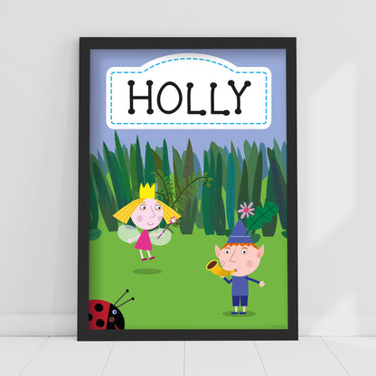 Ben And Holly Print -  Personalised Core Poster Wall Art