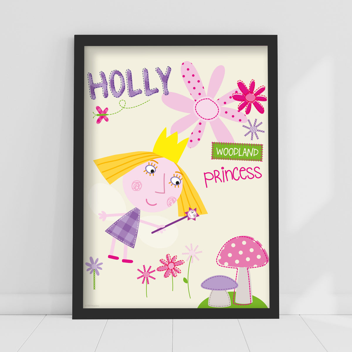 Ben And Holly Print - Woodland Princess Poster Wall Art