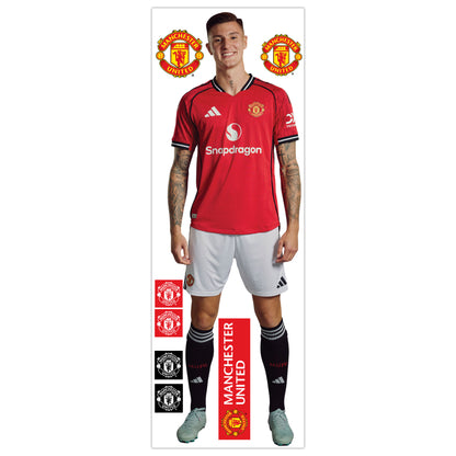 Manchester United FC Wall Sticker - Sesko 25/26 Player Wall Decal