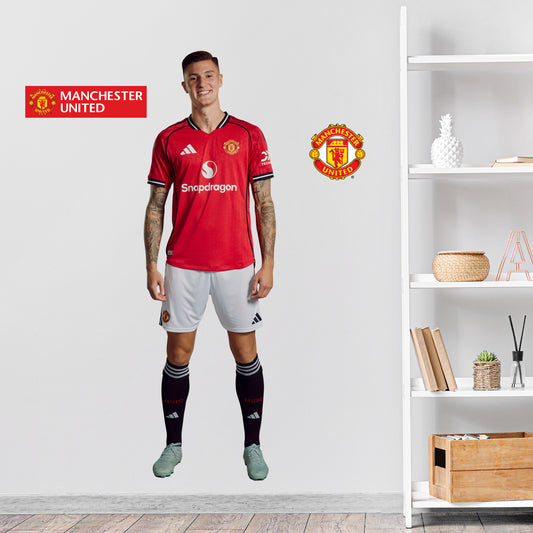 Manchester United FC Wall Sticker - Sesko 25/26 Player Wall Decal