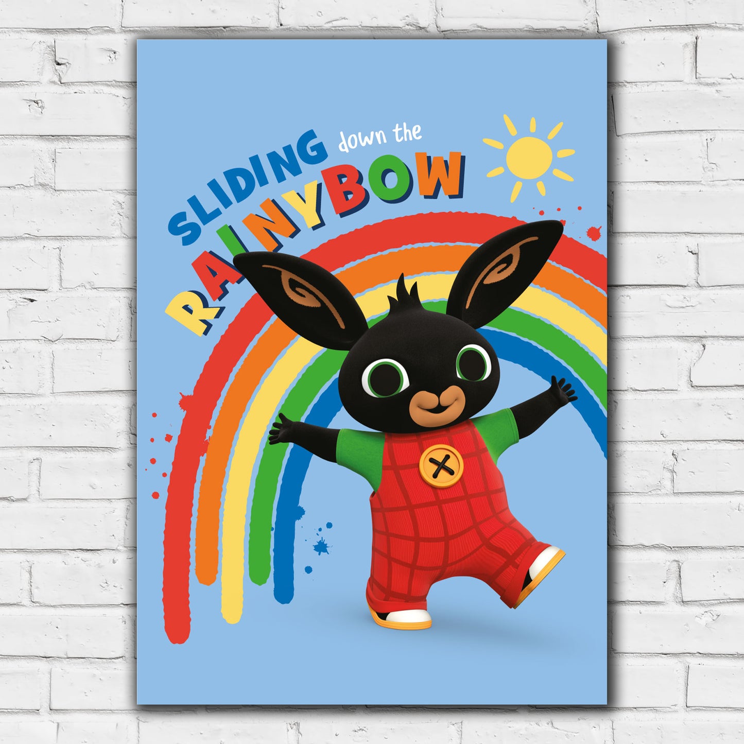 Bing Print - Sliding Down The Rainybow Poster Wall Art