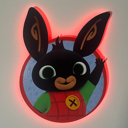 Bing Bunny LED Backlit Wallpop
