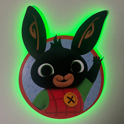 Bing Bunny LED Backlit Wallpop