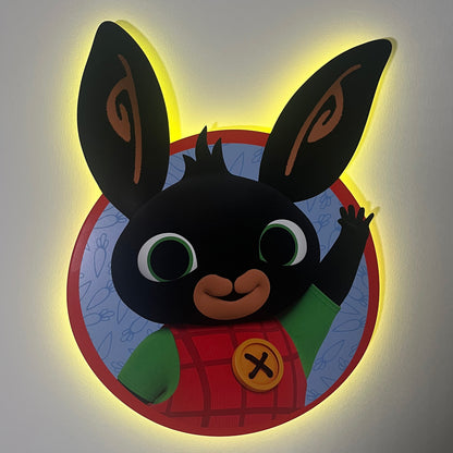 Bing Bunny LED Backlit Wallpop