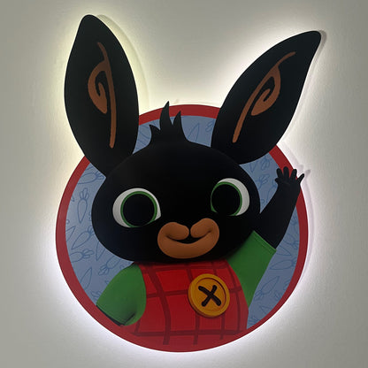 Bing Bunny LED Backlit Wallpop
