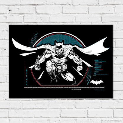 Batman Print – Batman Floating Cape DC Superhero Art