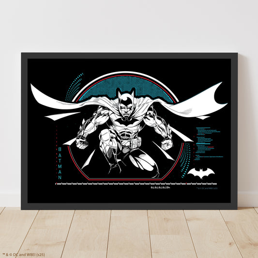 Batman Print – Batman Floating Cape DC Superhero Art