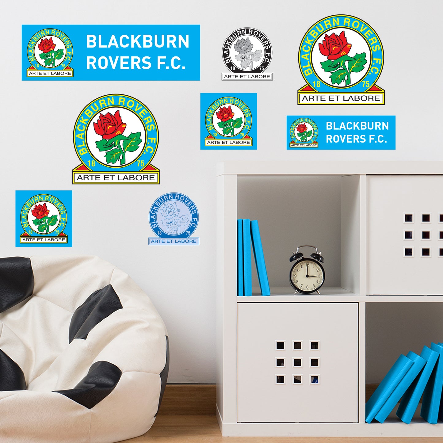 Blackburn Football Club - Decal Sticker Set
