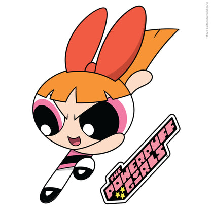 Powerpuff Girls Wall Sticker  –  Blossom Decal Superhero Wall Art