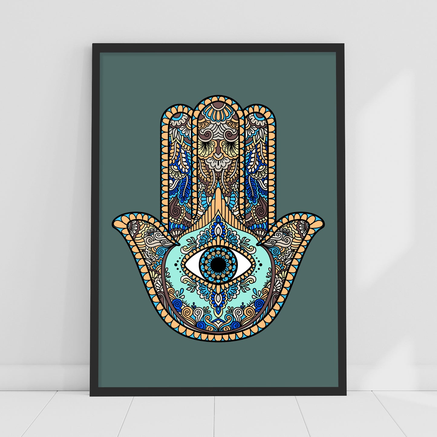 Boho Wall Print - Abstract Hand Poster Wall Art