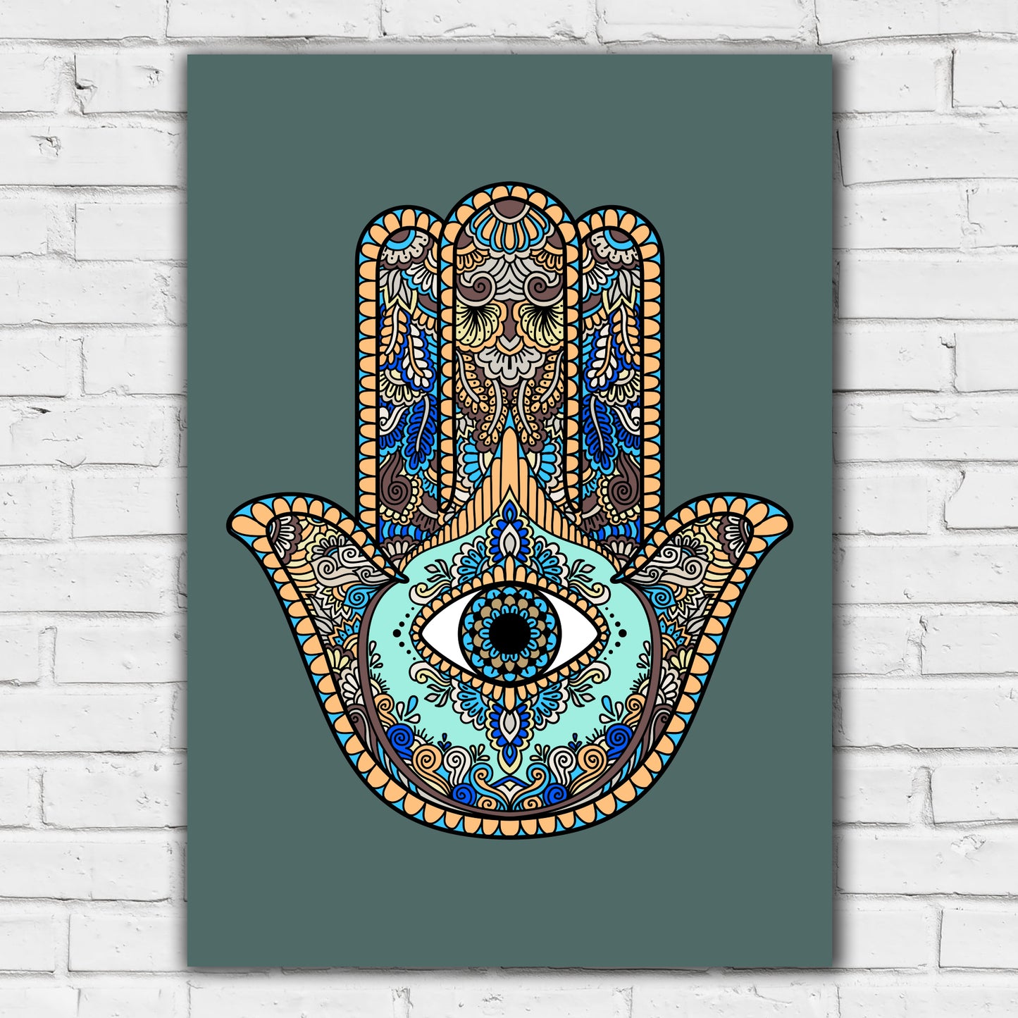 Boho Wall Print - Abstract Hand Poster Wall Art