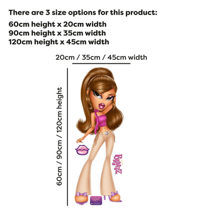 Bratz Wall Sticker - 25th Anniversary Yasmin Wall Art