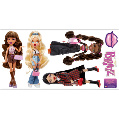 Bratz Wall Sticker - 25th Anniversary 4 Dolls Decal Set Wall Art