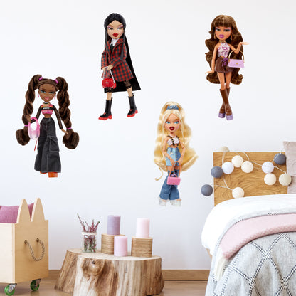 Bratz Wall Sticker - 25th Anniversary 4 Dolls Decal Set Wall Art