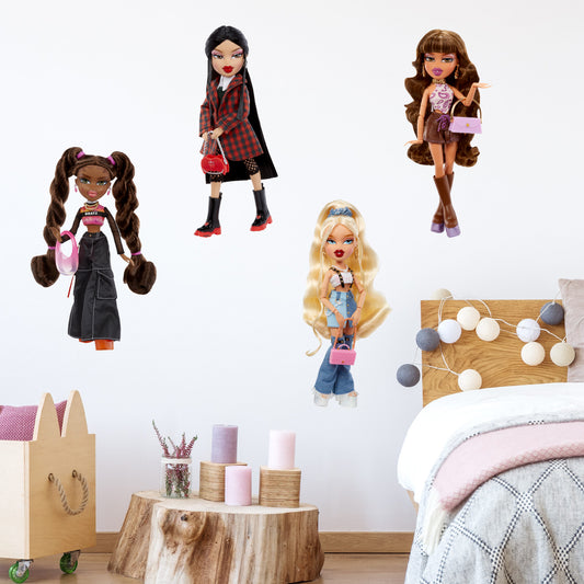 Bratz Wall Sticker - 25th Anniversary 4 Dolls Decal Set Wall Art