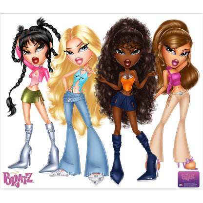 Bratz Wall Sticker - 25th Anniversary Group Pose Wall Art