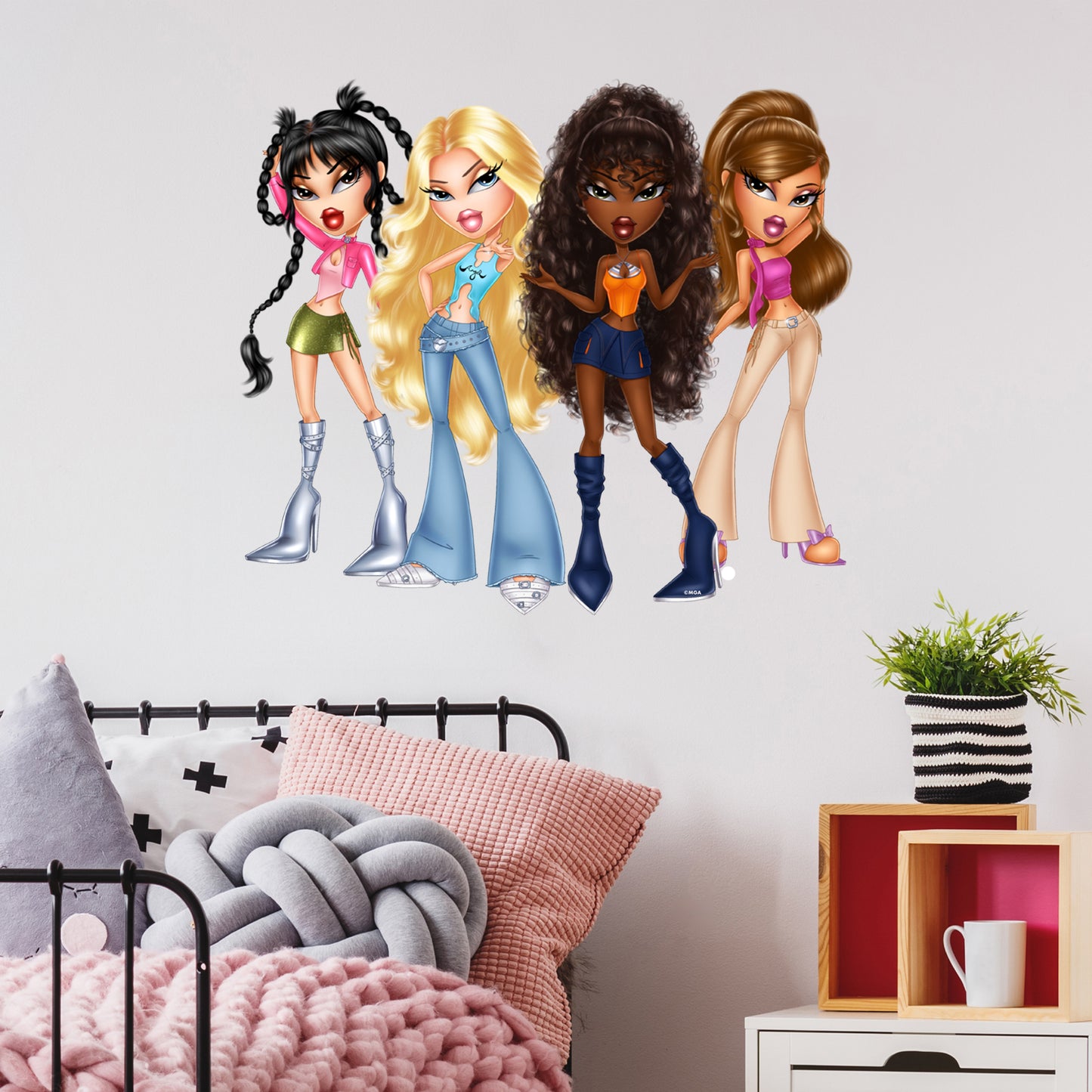 Bratz Wall Sticker - 25th Anniversary Group Pose Wall Art
