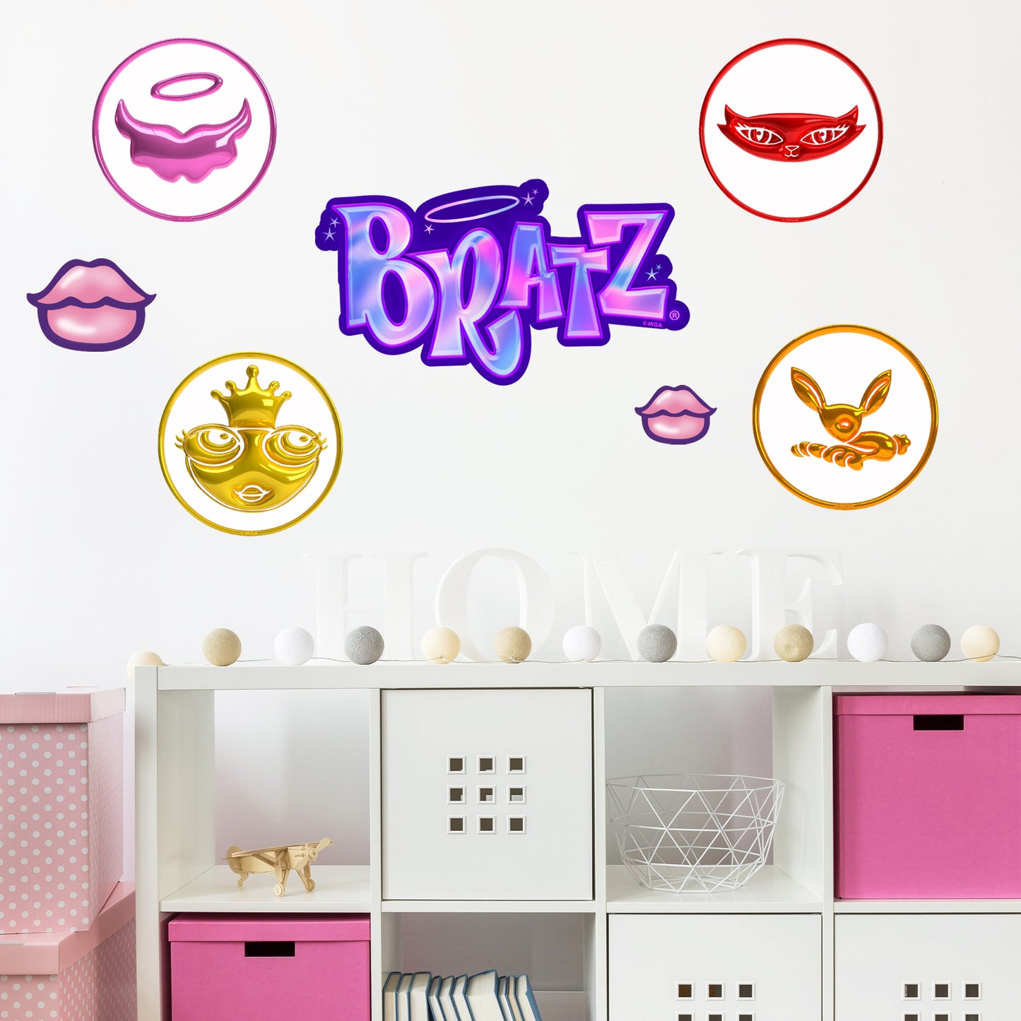Bratz Wall Sticker - Club Bratz Icons Decal Set Wall Art
